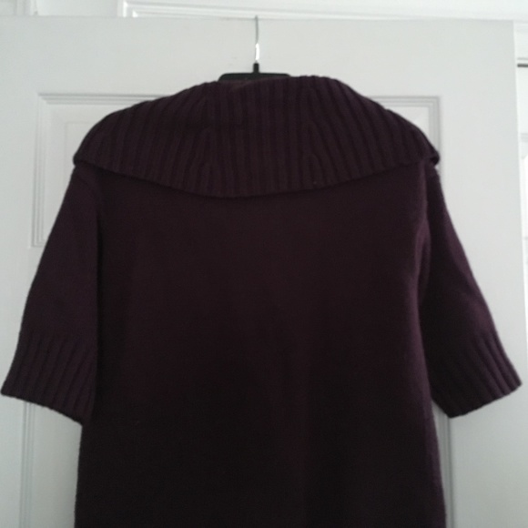 Button Front Ribbed Collar Cardigan - Picture 5 of 7